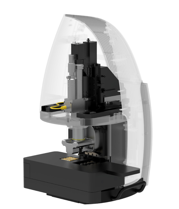 FX40 AFM mechanical hardware configuration with low-noise design